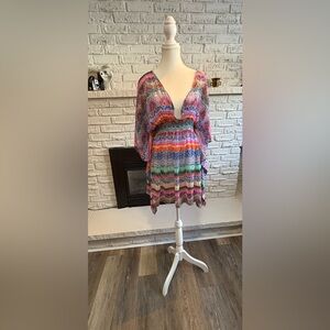 Jessica Simpson Colorful Patterned Mini Dress